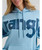 Wrangler Womens Retro Americana Logo Hoodie, front.