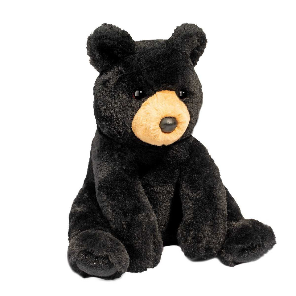 Douglas Cuddle Toy Forest Black Bear Sprucewood Tack