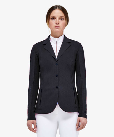 Cavalleria Toscana Revo Perforated Light Tech Knit Zip Show Jacket