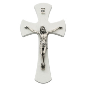 7 in. White Crucifix - Gift Boxed 7 in. White Crucifix - Gift Boxed