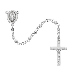 All Sterling Youth Rosary - Gift Boxed All Sterling Youth Rosary - Gift Boxed