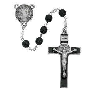 Black St. Benedict Rosary - Gift Boxed Black St. Benedict Rosary - Gift Boxed