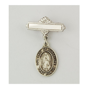 Sterling Guadalupe Baby Pin - Gift Boxed Sterling Guadalupe Baby Pin - Gift Boxed