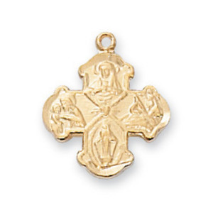 Gold on Sterling 4way Baby Pendant - Gift Boxed Gold on Sterling 4way Baby Pendant - Gift Boxed