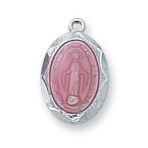 Sterling Pink Miraculous Baby Pendant 1 - Gift Boxed Sterling Pink Miraculous Baby Pendant 1 - Gift Boxed