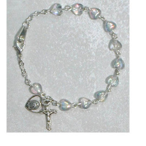 6.5in Aurora Heart Bracelet Sterling Silver - Gift Boxed 6.5in Aurora Heart Bracelet Sterling Silver - Gift Boxed