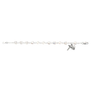 6.5in Aurora Heart Bracelet Silver Oxidized - Gift Boxed 6.5in Aurora Heart Bracelet Silver Oxidized - Gift Boxed