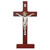 8 in. Cherry Standing Crucifix - Gift Boxed