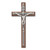 8 in. Walnut Stain Crucifix - Gift Boxed