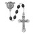 Black Wood St Michael Rosary - Gift Boxed