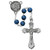 8mm Blue Wood Rosary - Gift Boxed 8mm Blue Wood Rosary - Gift Boxed