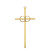 10n. Polished Brass Wedding Cross - Gift Boxed