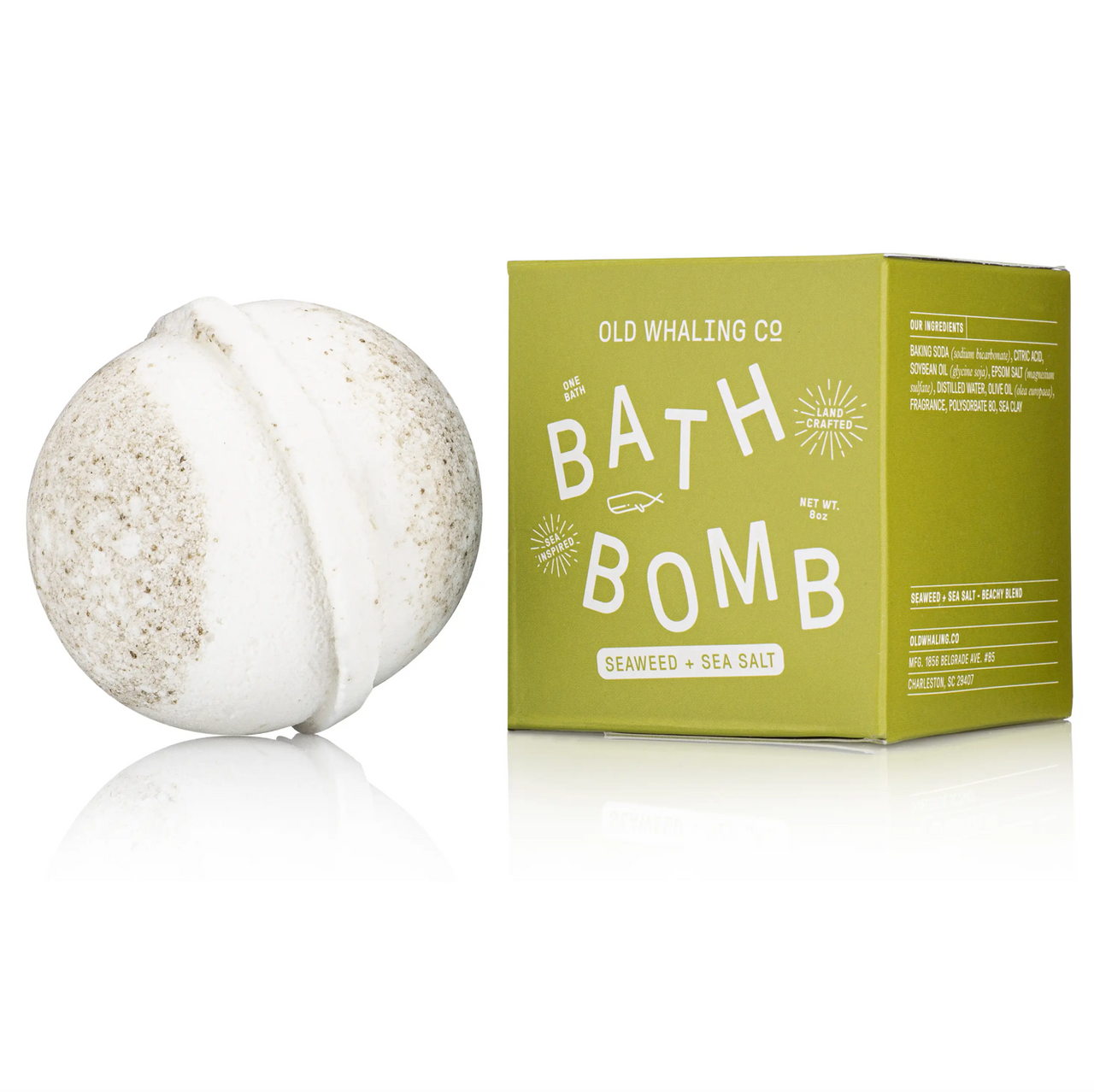 Seaweed & Sea Salt bath bomb - powerandlightpress