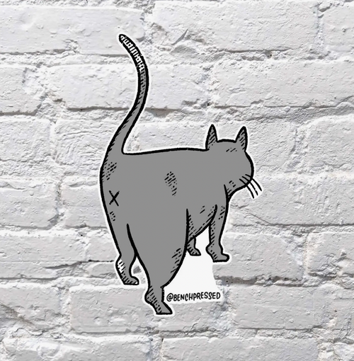 Cat's Ass sticker