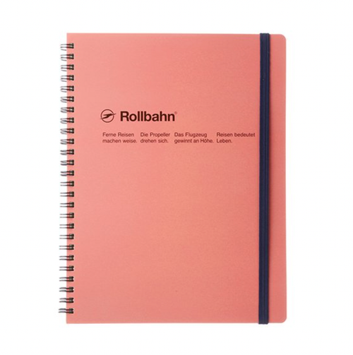 Rollbahn spiral notebook - pink