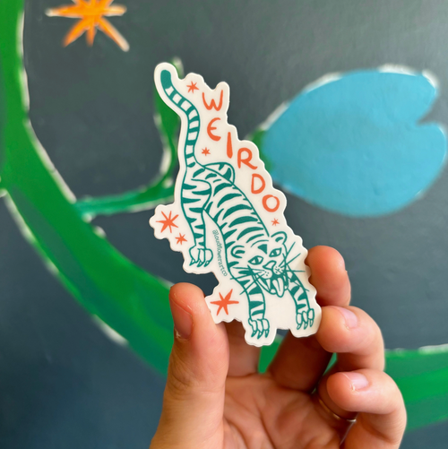 Weirdo sticker Weirdo sticker