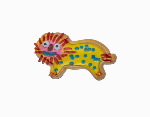 Weird Lion Cookie magnet