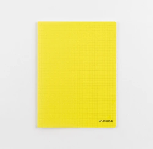 Large Notebook - yellow translucent cover