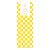 Yellow Checker Tissue Paper