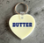 Butter heart keyring
