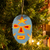 Luchador Wooden Ornament