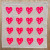 Heart tea towel