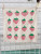 Pink Stawberry tea towel
