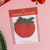 Tomato die cut sticky notes