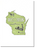 Wisconsin State Print: The Badger State