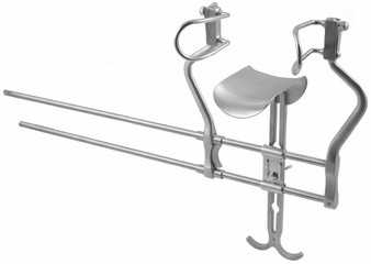1100-609-SET - BALFOUR RETRACTOR DOUBLE BAR W/2PAIR DETACH WIRE BLADES 14" SPREAD FS