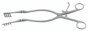1100-645B - BECKMAN ADSON RETRACTOR 4x4 PRONGS BLUNT 12 1/4" (31cm)