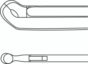 1100-710A - JACKSON BIOPSY FORCEPS ROUND CUP UP ANGLE 2mm 11 3/4"