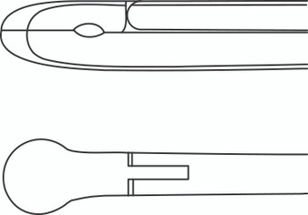 1100-718C - JACKSON BIOPSY FORCEPS ROUND CUP STRAIGHT 6mm 11 3/4"