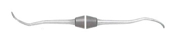 1102-RESC204SD - SICKLE SCALER DISTAL #204SD LIGHT HANDLE DOUBLE END 0.9mm BLADES 25° 4.5mm SHANK