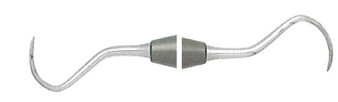 1102-SCN129 - SICKLE ANTERIOR/POSTERIOR SCALER #129 STANDARD HANDLE DOUBLE END 0.8mm BLADES 10mm REACH