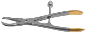 1103-008 - STEFAN BONE HOLDING FORCEPS W/SPEED LOCK CURVED 6"