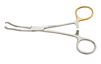 1103-021A - LOCKE CSU BONE REDUCTION CLAMP W/RATCHET CURVED 1X2T 6" (15cm)