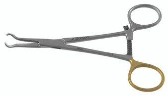 1103-040B - RALEIGH BONE HOLDING FORCEPS W/RATCHET 5mm 5 1/2"