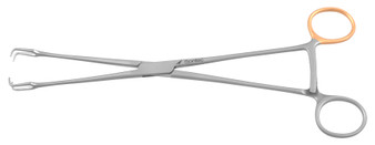 1103-060 - SCHROEDER VULSELLUM BONE CLAMP W/RATCHET STRAIGHT 9 3/4"