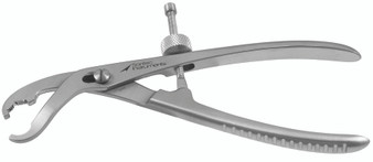 1103-070 - VERBRUGGE BONE CLAMP W/SPEED LOCK CURVED TO SIDE 6"