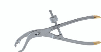 1103-074 - VERBRUGGE BONE CLAMP W/SPEED LOCK CURVED TO SIDE 7 1/2"