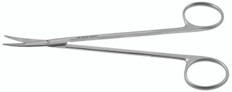 110-315 - RAGNELL SPATULATED TIP SCISSORS POWER-CUT SILVER CURVED 6"