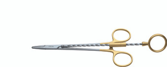 1103-158M - MINI JET WIRE TWISTER W/HOLE MAYO NEEDLE HOLDER STYLE TC SERRATED 6 1/2"