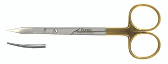 110-320 - REYNOLDS TENOTOMY TIP SCISSORS SMOOTH BLADES CURVED 5 1/2"