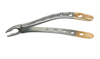 1103-356L - UNIVERSAL EXTRACTING FORCEPS LOWER TEETH NOTCHED FINE TIPS 6 1/2"