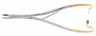 1103-595 - MATHIEU OLSEN NEEDLE HOLDER TC SERRATED 8"