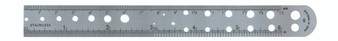 1106-190 - ORTHOPEDIC PUNCH HOLE GAUGE RULER 7"