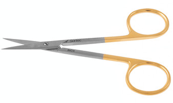 112-480 - IRIS SCISSORS TC STRAIGHT BLADES 4 1/2"