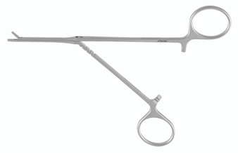 115-382 - M.I.S. VEIN GRASPING FORCEPS CURVED 6"
