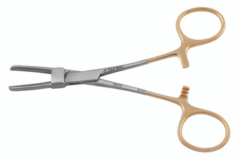 117-562 - VORSE TUBE OCCLUDING CLAMP SERRATED W/U-GUARD 5 1/4"